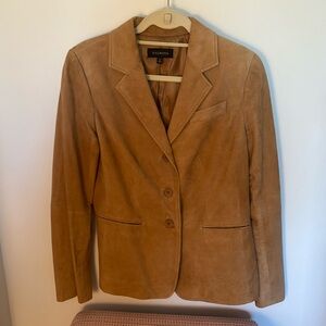 Talbots 100% soft suede blazer
